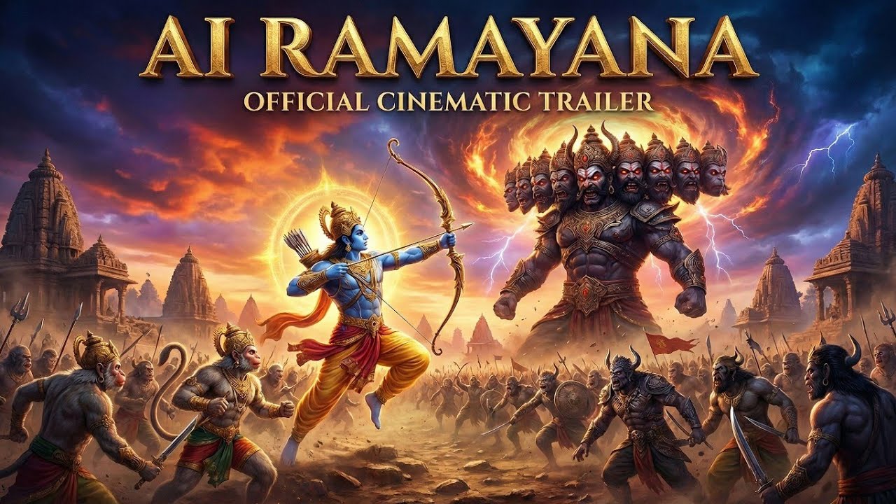 THE RAMAYANA: Witness the Legend in AI Cinematic 4K"| Official Trailer | New vision | 