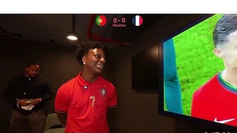Portugal vs France full Penalty fan cam, Cristiano Ronaldo and Pepe cry Euro 2024