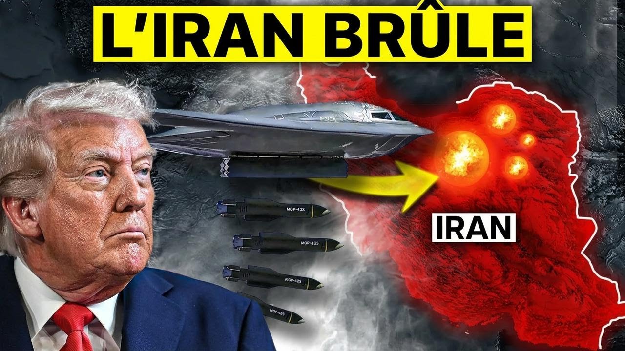 Le B-2 largue une bombe anti-bunker de 900 kg sur l’Iran