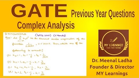 Complex Analysis, GATE 2010 Question (Q.ID.M(GATE)CA22)