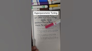 Hyperparameter Tuning #machinelearning #statistics #datascience