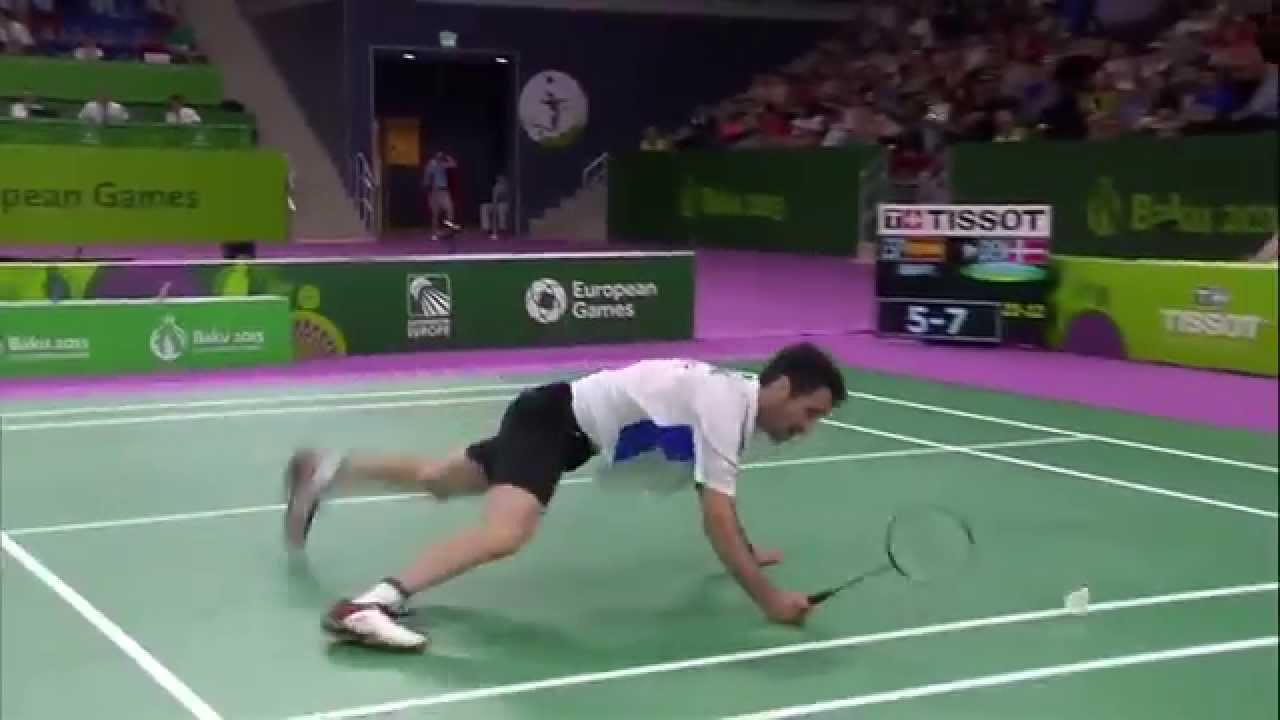 Badminton Backhand Smash by Emil Holst 2015 YouTube