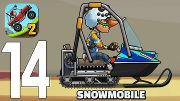 Hill Climb Racing 2 - Gameplay Walkthrough Part 14 (Snowmobile)