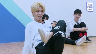 [ENG] Idol Producer EP8 Behind the Scenes: 《Dream》 Team practice time ft.  mischievous Justin