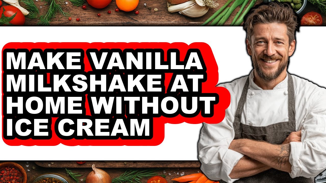 How To Make Vanilla Milkshake At Home Without Ice Cream - Easy Guide ...