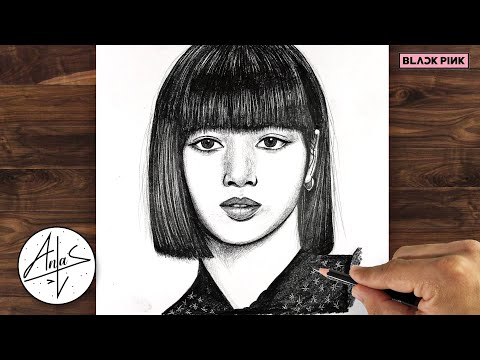 How to Draw LISA BlackPink 