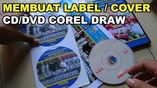 CARA MEMBUAT LABEL COVER DVD CD dengan COREL DRAW
