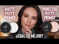 ELF PUTTY PRIMERS - Cuál es mejor para piel grasa? | Alejandra Otero