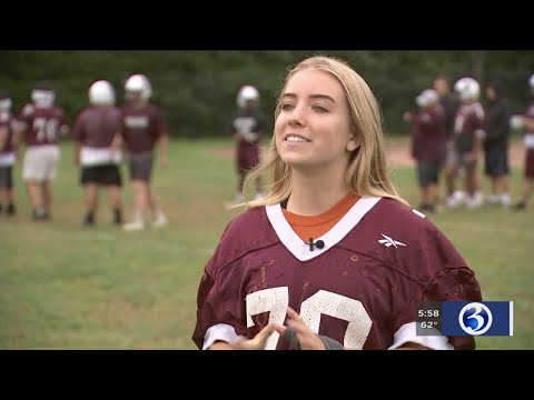 Girl joins North Haven High School football team