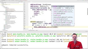 Building a Angular4+ Web App | S4P103 | Delete Addresses and prevent defaults on a button