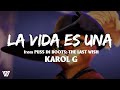 Karol g  la vida es una letralyrics  from puss in boots the last wish