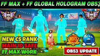 FF Max + FF GLOBAL 3D Hologram ConfigFile | OB53 Free Fire Enemy Location Hack |3D Hologram File