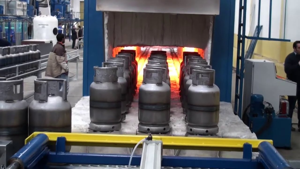 Extremely Dangerous Gas Cylinder Manufacturing Process ASMR YouTube