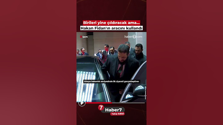 Birilerini çıldırtacak görüntü: Hakan Fidan'ın aracını kullandı!