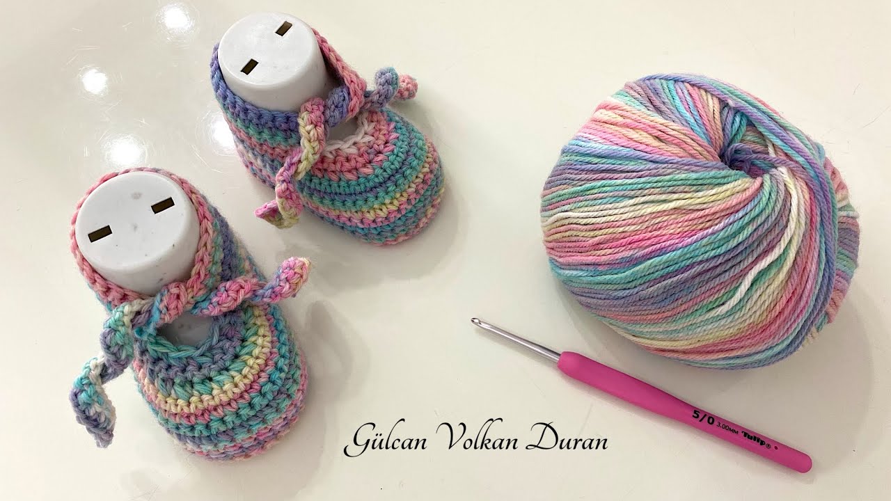 1 SAATTE BİTEN TIĞ İŞİ ÇOK KOLAY BEBEK PATİĞİ YAPIMI 💝