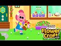 Opening the Magic Florist Shop! 🌷 Cocobi Flower Craft Gameplay Glue Gun Crafts &amp; Fresh Petal Art 🌿