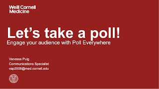 Tech Tuesday: Poll Everywhere screenshot 1