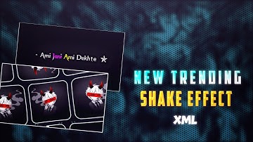  Trending Shake Effect Xml || Attitude Lyrics Edit Alight Motion | New Xml | Emon Editz