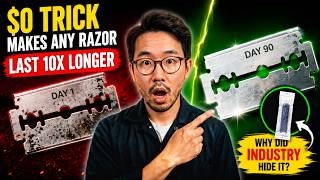 This $0 Trick Makes ANY Razor Blade Last 10x Longer  Why Did Industry Hide It?