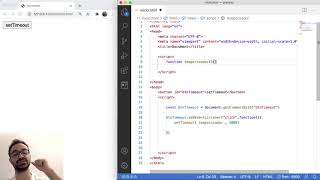 JS - uso do setTimeout e setInterval