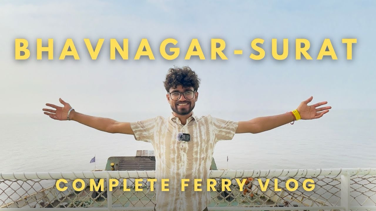 Ro Ro Ferry vlog full detailed video in hindi | Bhavnagar to Surat Ferry | Ghogha to Hazira port