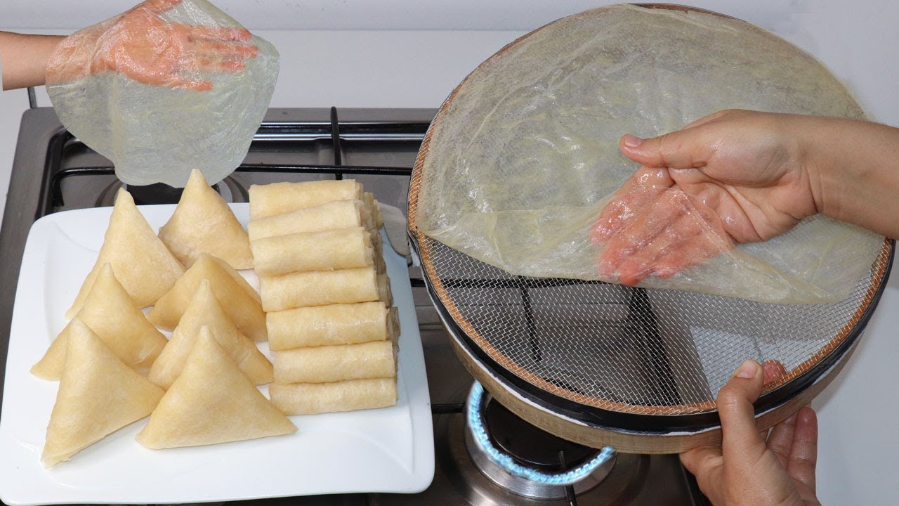 ضاع عمرك أنت تشتري ورقة البسطيلة في 5دقائق حضري ورقة الغربال السريعة بدون دهن ولا غطس باقل ثمن