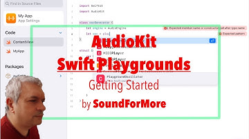 AudioKit Swift Playgrounds - Beginner Tutorial: Introduction on how to code a tone generator on iPad