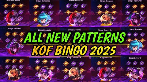 NEW KOF BINGO PATTERNS!! GET GUARANTEED KOF SKIN IN MLBB X KOF EVENT 2025! - MLBB