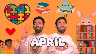 All About April With Mr. Mike! Calendar Song | Educational Video for Kids