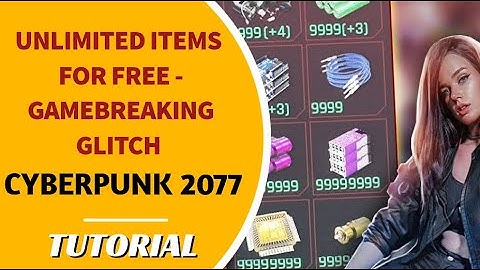 Cyberpunk 2077  UNLIMITED ITEMS FOR FREE   GAMEBREAKING GLITCH   Fast Item Duplication Exploit Guide