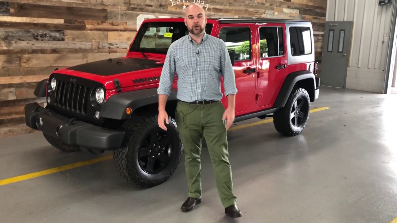 PreOwned 2017 Jeep Wrangler Unlimited Bear Package | Jeep of the Week at  Cross Chrysler Jeep in KY - YouTube