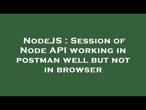 NodeJS : Session