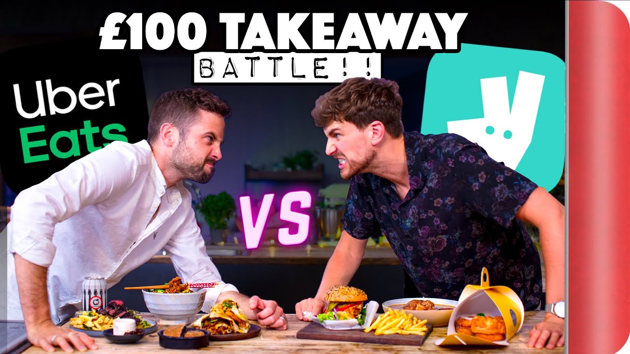 £100 UberEats and Deliveroo Takeaway Battle | Sorted Food