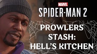 HELL'S KITCHEN | ALL PROWLERS STASH | MARVEL'S SPIDERMAN 2 WALKTHROUGH [4K 60FPS]