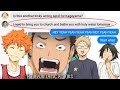 haikyuu texts - lyric pranks (meme songs edition)