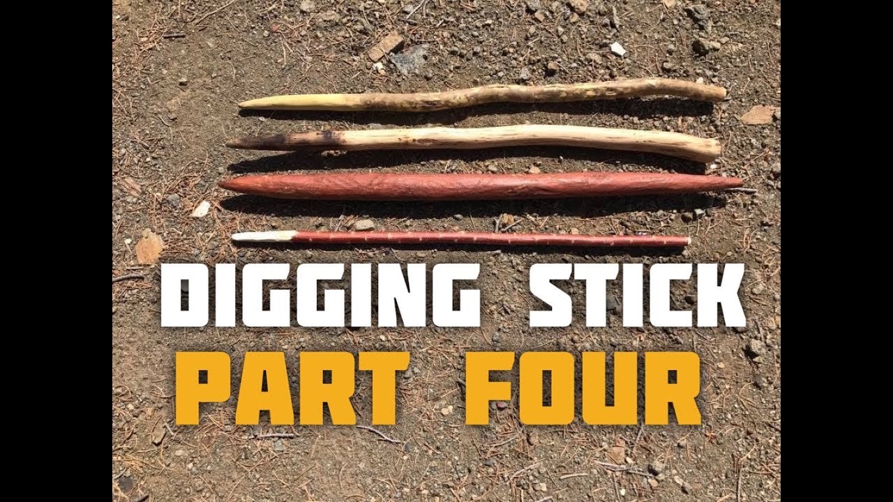 Digging Stick (Part 4 of 4) Digging a Rain Catch YouTube