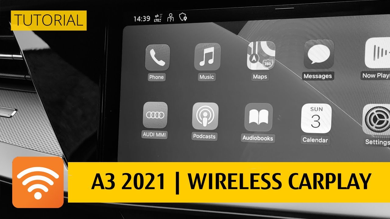 HOW TO SETUP WIRELESS CARPLAY AUDI A3 2020 AUDI A3 2021 TUTORIAL
