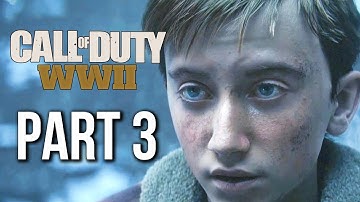 Call of Duty WW2 Gameplay Walkthrough Part 3 - STRONGHOLD (no commentary) CAMPAIGN