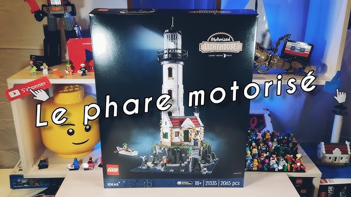 LEGO Ideas 21335 pas cher, Le phare motorisé