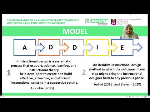 THE DEVELOPMENT OF AN AUGMENTED REALITY TECHNOLOGY APPLICATION USING THE ADDIE MODEL ON PACKAGING