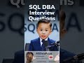 SQL DBA Interview Question: Differentiate between Always on and Mirroring #sqlserver #interview #sql