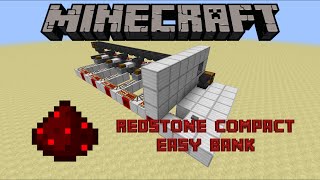 Minecraft Redstone Bank | Easy Bank Building Tutorial