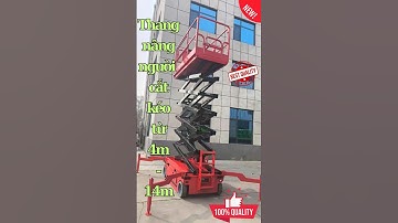 Test Thang Nâng Cắt Kéo GTJZ – Nâng 4–14m, Tải 550kg, Siêu Linh Hoạt!#shots #takita