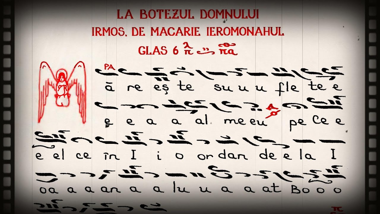Anti-Axion la Botezul Domnului, glasul al-VI-lea, de Macarie ...