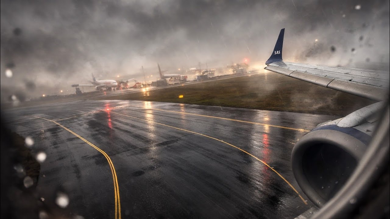 Auto-Land! Foggy Landing SAS Embraer 195 at Copenhagen!