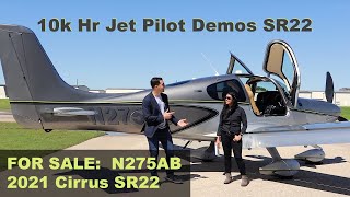 10,000 Hour Jet Pilot Demos Cirrus SR22! FOR SALE - N275AB (4K UHD)