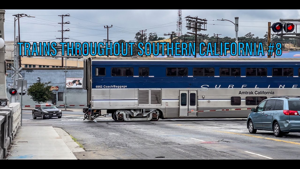 Trains Throughout Southern California Compilation #8 [feat. AMTK 510 & AMTK 816]