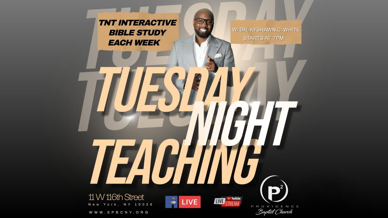 Hey SPBCNY | Join us LIVE for Tuesday Night Teaching!