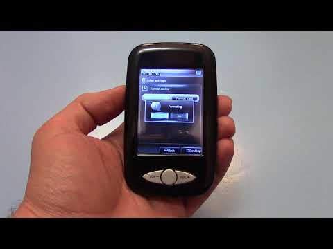 How To Format An Eclipse T2810C Digital Music Video MP3 Player