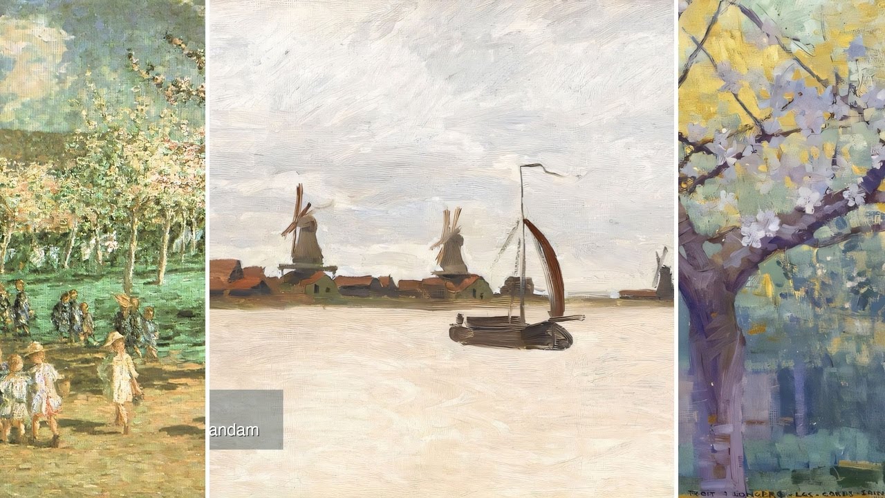 Impressionist Art TV — Silent Art Gallery · May 10 Night | The Outer Harbour at Zaand… & others
